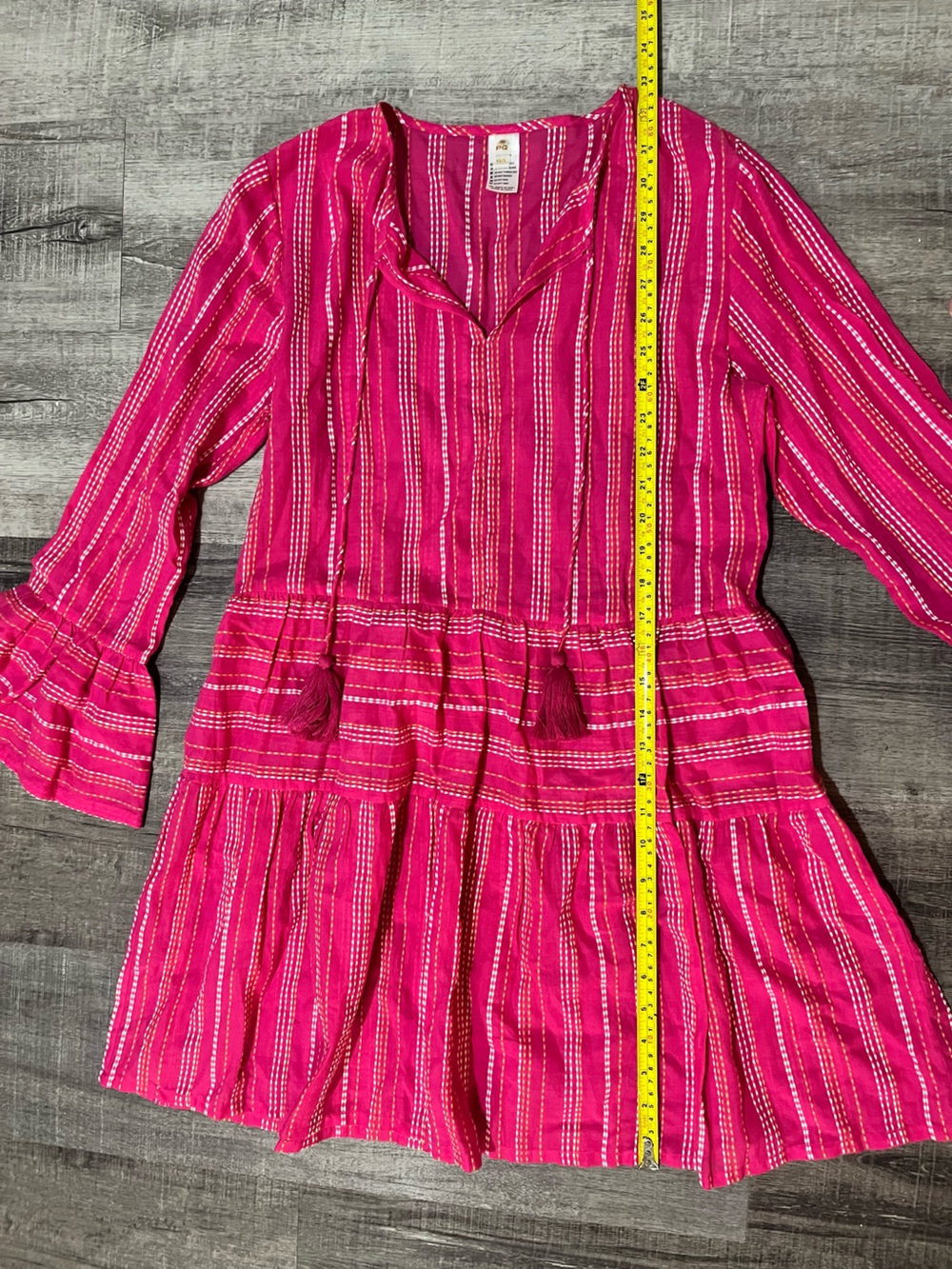 PQ SWIM Morgan Ruffled Cover-Up Tunic Dress - Picture 7 of 8